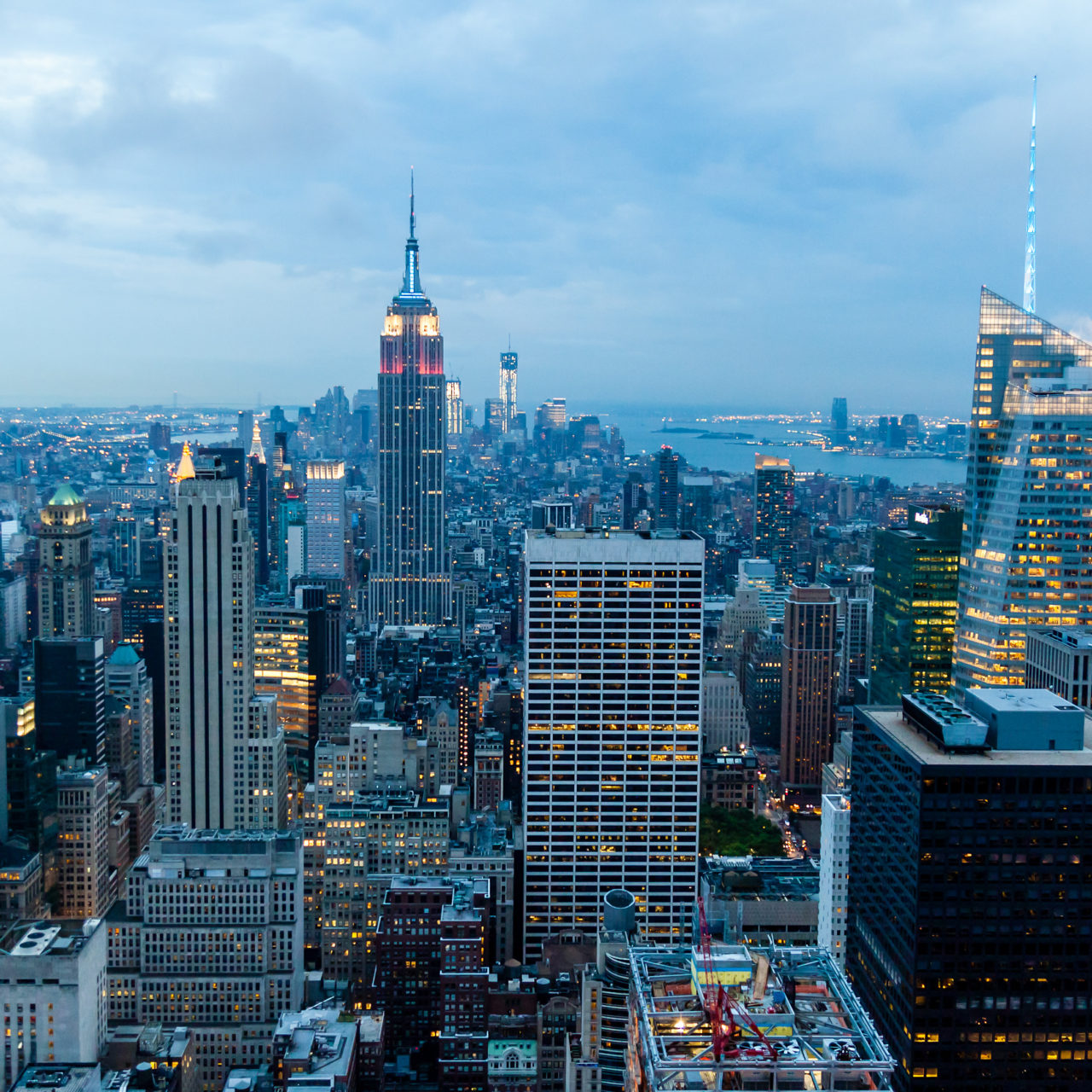 new york city buildings background