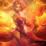 Crystal Maiden Dragon Knight Juggernaut Queen Of Pain Rubick DotA 2 Desktop Background