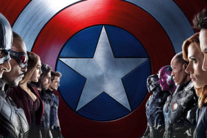 Face Off Captain America Civil War 8K Desktop Background