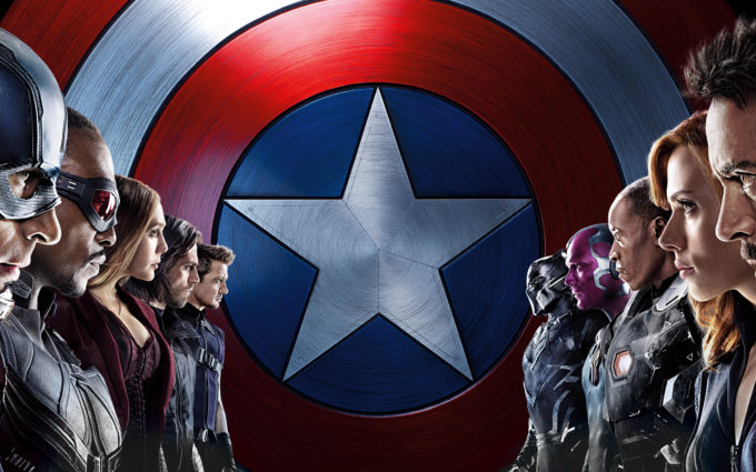 Face Off Captain America Civil War 8K Desktop Background