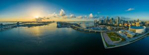 Miami Florida Water Panorama
