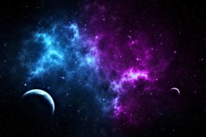 Planet Space Stars Desktop Background