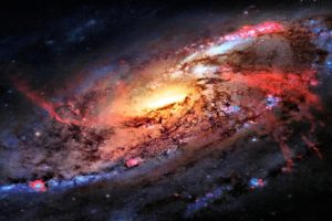 Space Flight Sky Stars Desktop Background