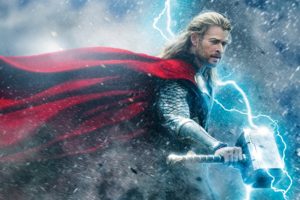 Thor The Dark World Chris Hemsworth Battle Desktop Background