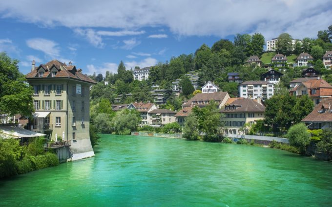 Switzerland River Desktop Wallpaper