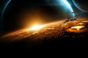 Starcraft Planet Sun Earth Space Wallpaper Background