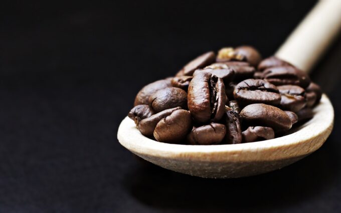 Coffee Beans on Brown Ladle Desktop Wallpapers