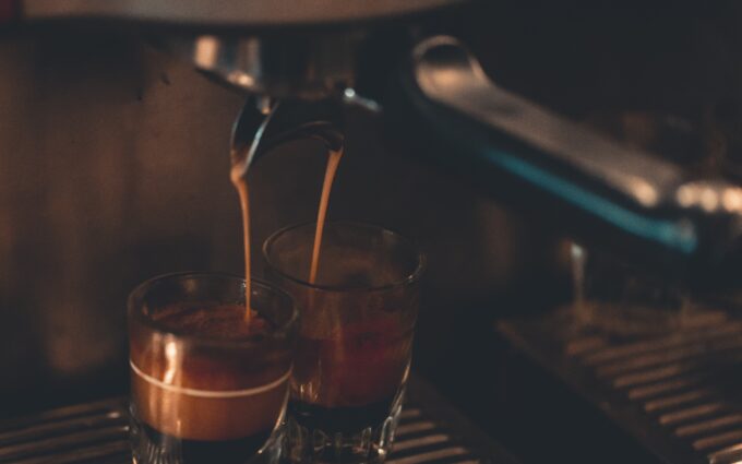 Two Cups Under Espresso Maker Desktop Wallpapers